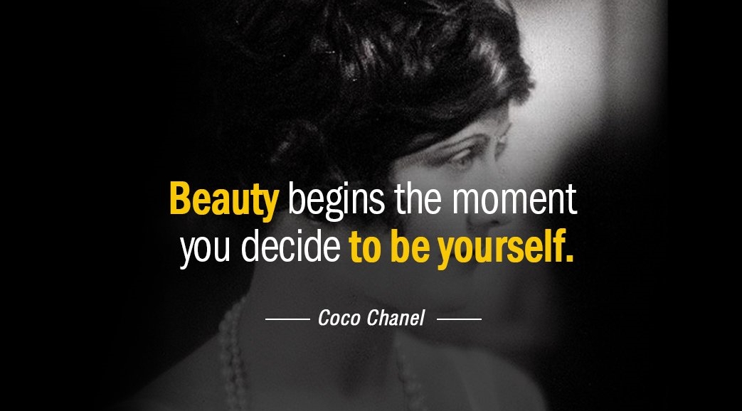 coco chanel quotes beauty begins