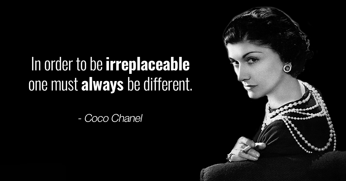 inspiring Coco Chanel quotes