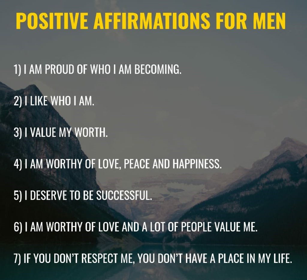 Words Of Affirmation For Men